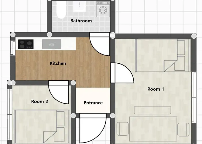 Apartment - Bright Cozy House Local *